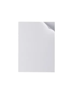 Plaque de signalisation 1, marquage blanc sur fond bleu, panneau PVC adhésif, 65x90mm - THIRARD