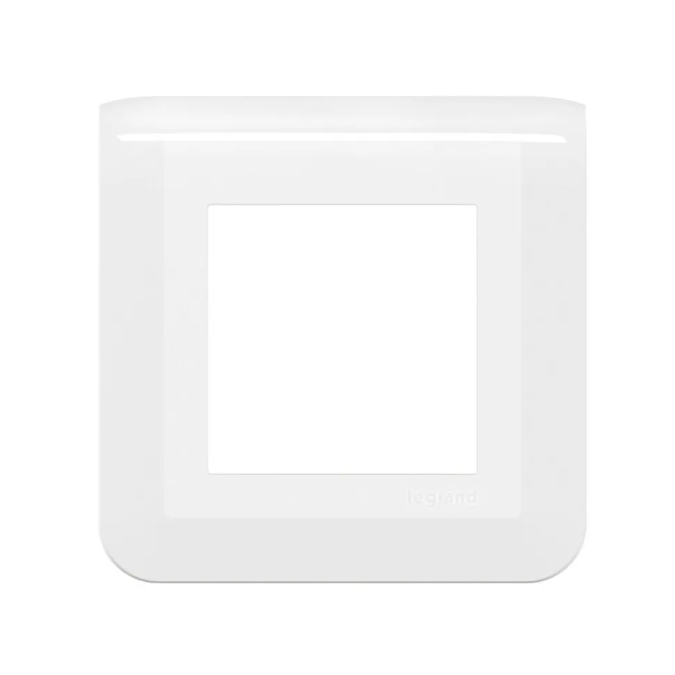 Plaque simple blanche Legrand Mosaic composable