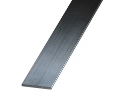 Plat acier étiré verni 10 x 2 mm, 1 m
