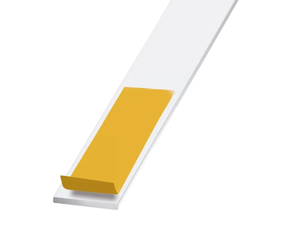 Plat adhésif aluminium blanc 30 x 2 mm, 2,5 m