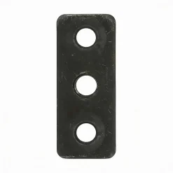 4 platines 3 trous ø8 mm x L. 39 mm x l. 16 mm
