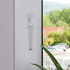 Poignée à clé argent Abus 670 g vendue par 3 pièces