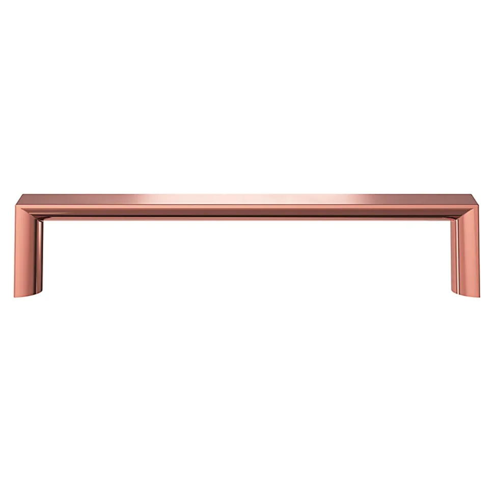 Poignée de meuble Droit GoodHome Dotz doré l.135mm x l.12mm x H. 26mm entraxe 128mm