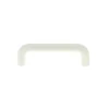 Poignée de meuble nœud Plastic Plastique satin blanc l.73mm x H. 10mm entraxe 64mm