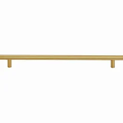 Poignées d armoire 5 pcs doré 320 mm acier inoxydable
