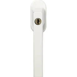 Poingée de fenêtre à clé blanche Abus