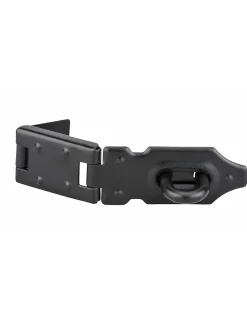 Porte cadenas à recouvrement pour coffre et porte, acier, 100mm, zingué - THIRARD