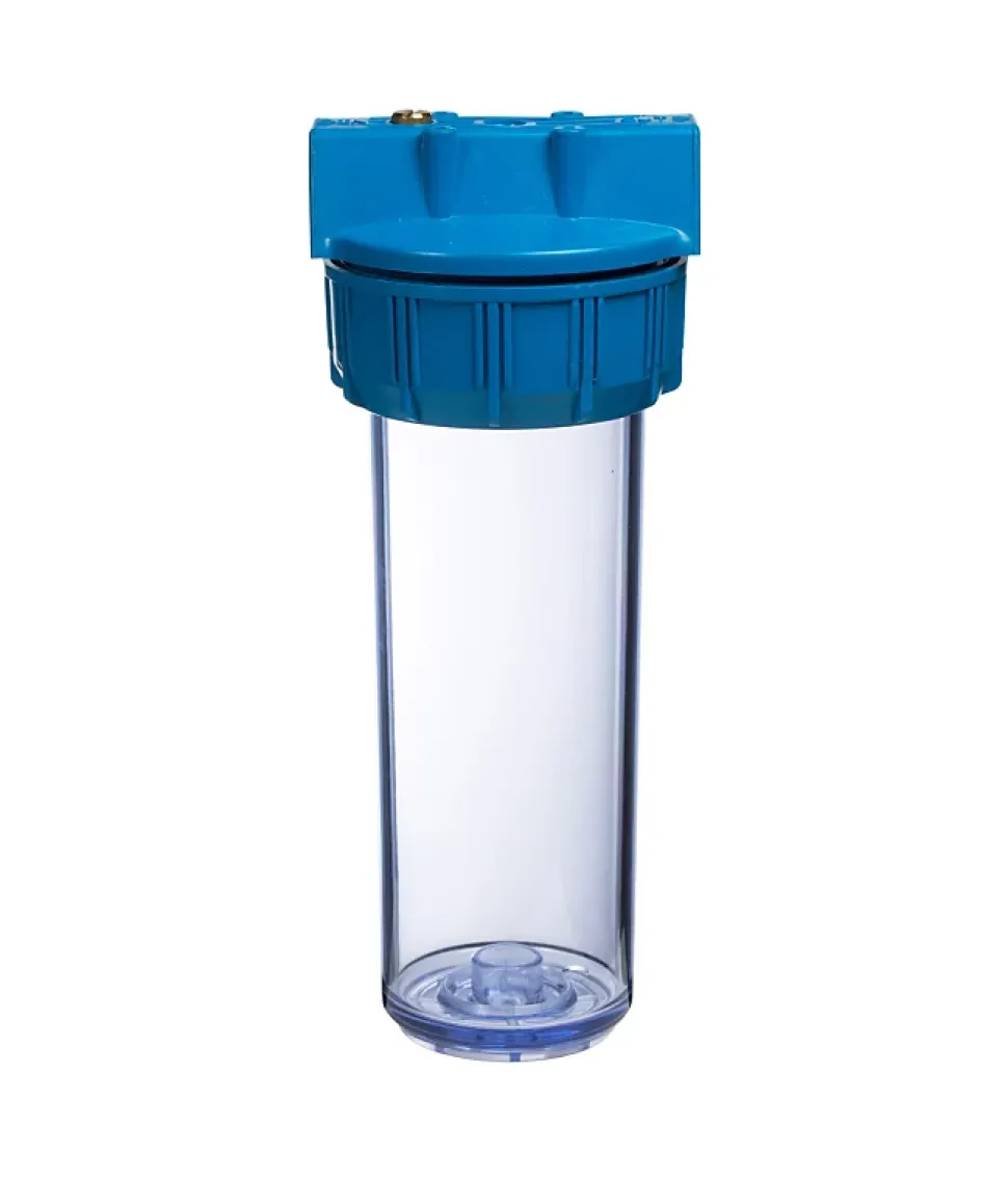 Porte-filtre à eau 9 '' 3/4 - 20/27F avec cartouche lavable 60 microns, équerre et clé