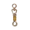 Porte-mousqueton à touret Diall 8.5 cm