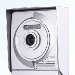 Portier interphone vidéo classic 4 fils - 4 appartements - 4 écrans blancs 7" - avec mémoire photos