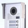 Portier interphone vidéo modern 2 fils - 1 appartement - 1 écran blanc