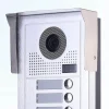 Portier interphone vidéo modern 2 fils - 1 appartement - 2 écrans noirs