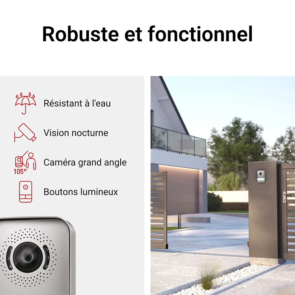 Portier visiophone Legrand Easy kit Plus écran 7"