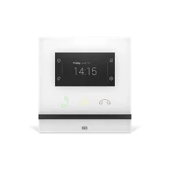 Poste Vidéo Indoor Compact Blanc Avec écran Couleur