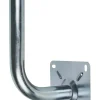 Poteau d'antenne avec base - Forme L, ø40 mm, décalage de 18 cm