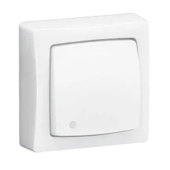 Poussoir avec voyant ASL Legrand complet blanc