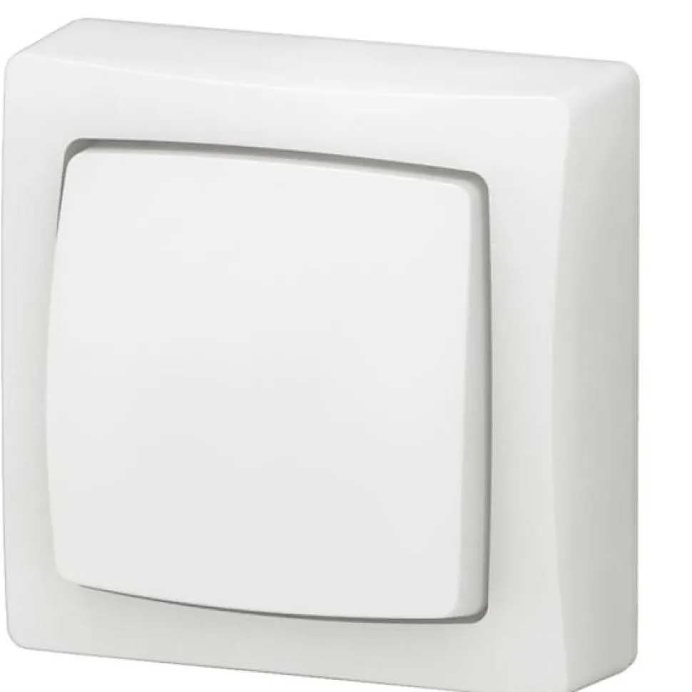 Poussoir simple Legrand ALB2310WH blanc montage en saillie 10A 230V