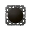 Poussoir simple Legrand Dooxie 0 952 64 noir 6A 250V