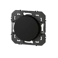 Poussoir simple Legrand Dooxie 0 952 64 noir 6A 250V