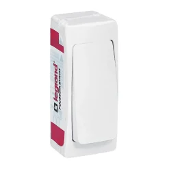 Poussoir étroit ASL Legrand blanc brillant