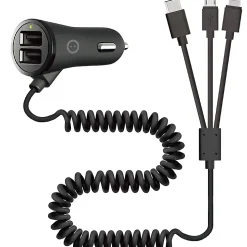 Prise allume cigare 2 ports USB + prises Watt&Co
