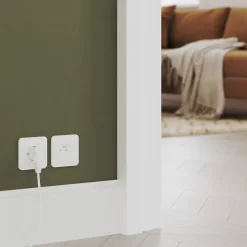 Prise avec terre Jacobsen Kennet blanc complet