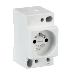 Prise avec terre modulaire Schneider Electric Resi9 XP