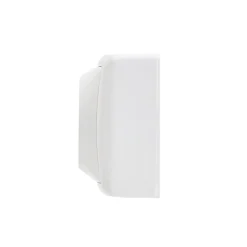 Prise avec terre monobloc en saillie Jacobsen Sigurd blanc complet