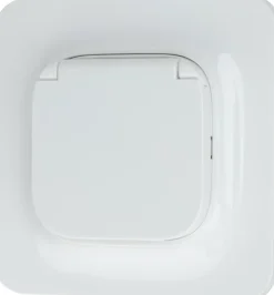 Prise avec terre étanche Jacobsen Kennet blanc complet