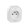 Prise connectée et répéteur Schneider Electric Wiser blanc