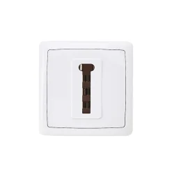 Prise de téléphone monobloc en saillie Jacobsen Sigurd blanc complet