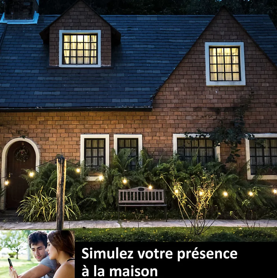 Prise intérieure encastrée 3000W connectée Wifi + Suivi de consommation