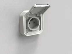 Prise Legrand Plexo blanc à griffes 220V