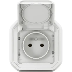 Prise Legrand Plexo blanc à griffes 220V