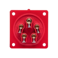 Prise Male Encastrable Tétrapolaire 32a 3p+n+t 380v - 5 Broches - étanche Ip44 - Ide