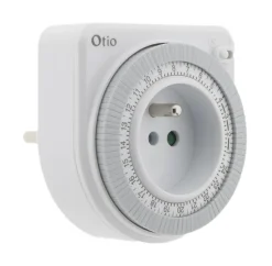 Prise programmable journalière Otio Blanc