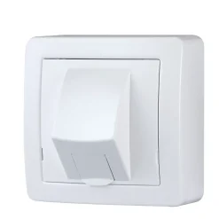 Prise RJ45 complète saillie Schneider Electric Alréa blanc