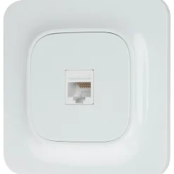 Prise RJ45 éthernet Jacobsen Kennet blanc complet
