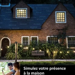 4 Prises encastrées 3000W & Ports USB-A + USB-C Wifi + Suivi de consommation