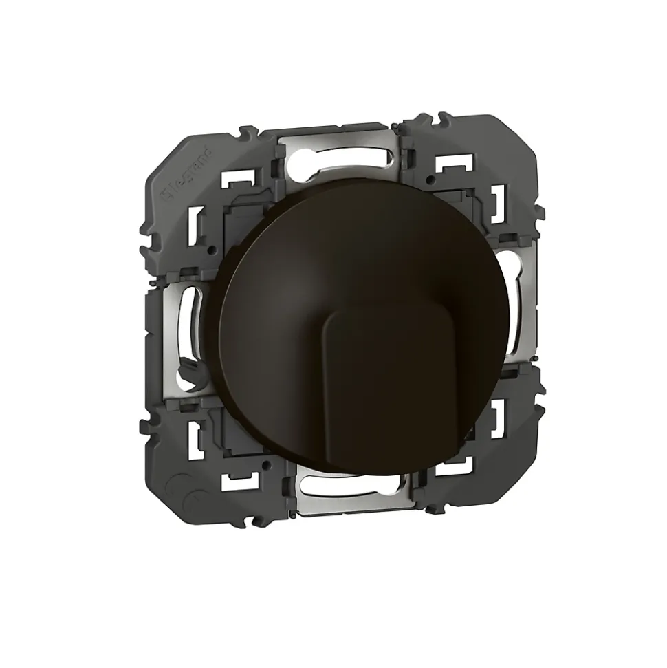 Prise sortie de câble Legrand Dooxie noir carrée