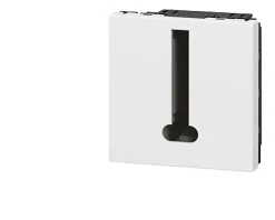 Prise téléphone en T 2 modules Legrand Mosaic composable