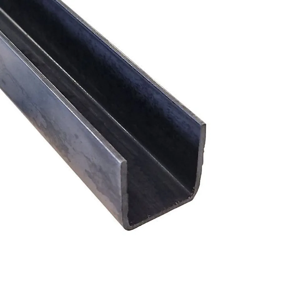 Profilé acier en U 20x40x20 ep 2 mm, 0.5 mètre - Comment Fer