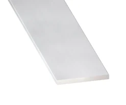 Profilé plat aluminium anodisé 60 x 3 mm, L. 2 m CQFD