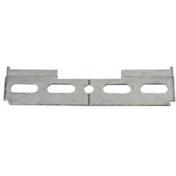 2 Profils d'accrochage double Z Acier zingué 110x43 mm