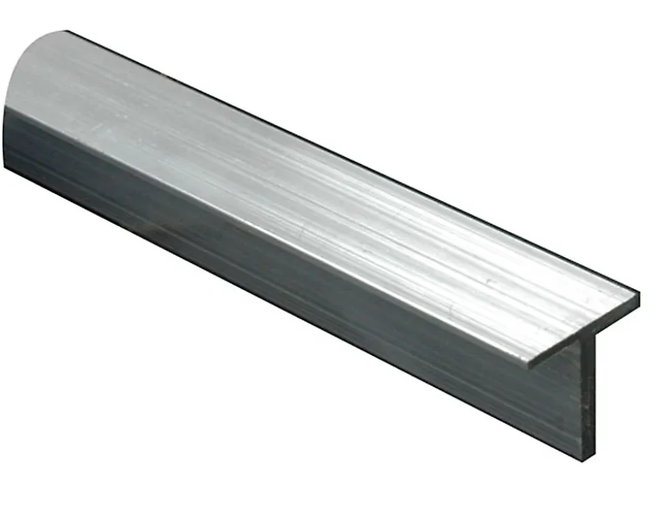 Profilé T aluminium brut 15 x 15 mm, 1 m