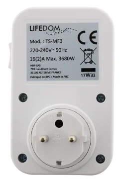 2 programmateurs mécaniques + voyant 3500W Otio