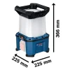 Projecteur de chantier hybride BOSCH GLA 18VH-7500 7 500 lm 18V sans batterie ni chargeur 06014A5000