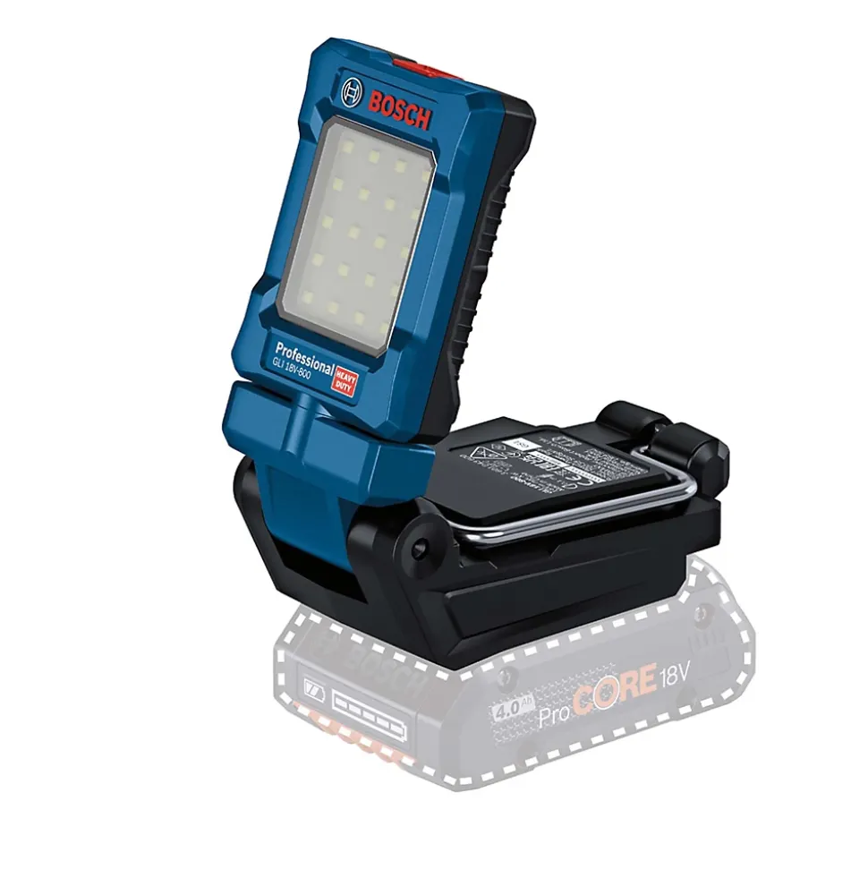 Projecteur de chantier sans fil Bosch GLI 18V 800 lm (sans batterie)