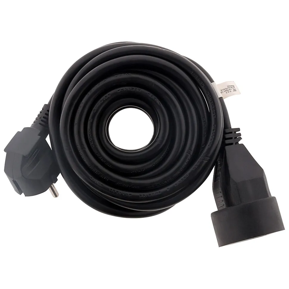 Prolongateur 16A HO5VV-F 3G1,5mm² - noir 3m - Zenitech