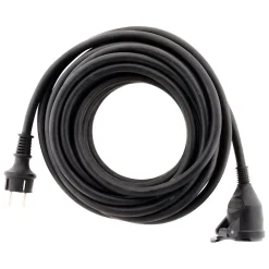 Prolongateur pour chantier HO7RN-F 16A 3G2,5mm² 10m - Noir - Zenitech